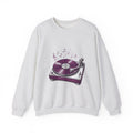 Matching Couple Sweatshirt - Vinyl & Cassette Matching Couple Crewneck Sweatshirt Hand-Drawn Art His Hers Best Friend Gift - Design A