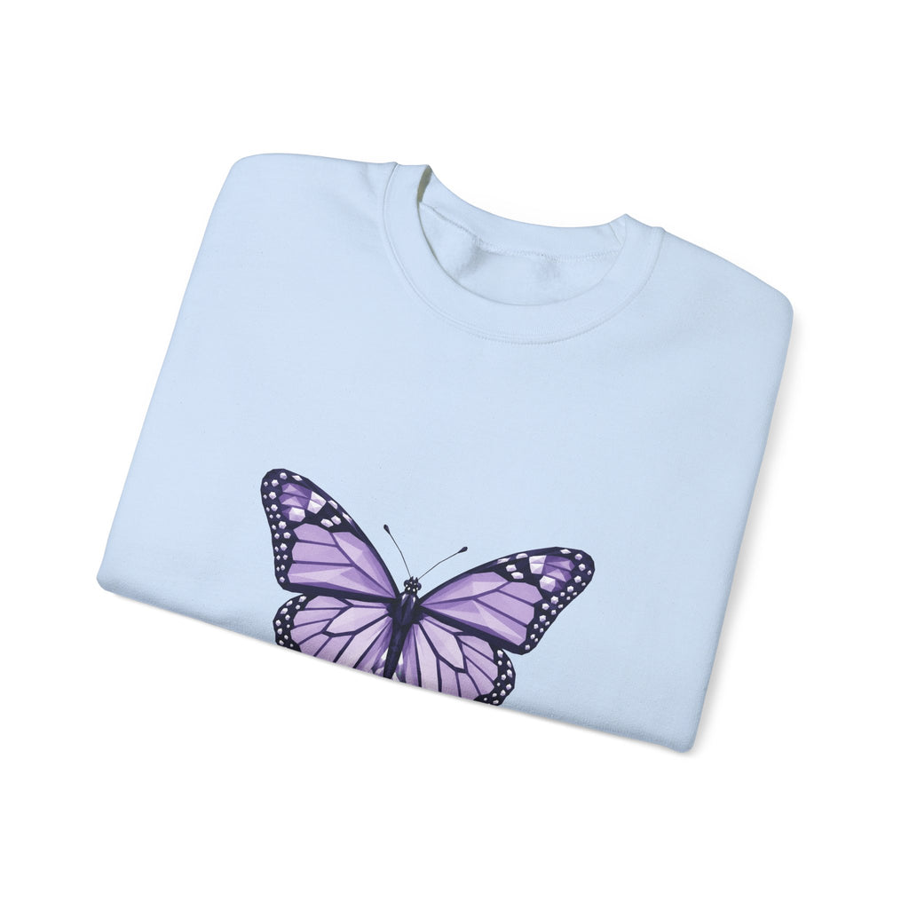Matching Couple Sweatshirt - Butterfly & Moth Matching Couple Comfort Colors Crew Geometric Art His Hers Love Gift - Design A