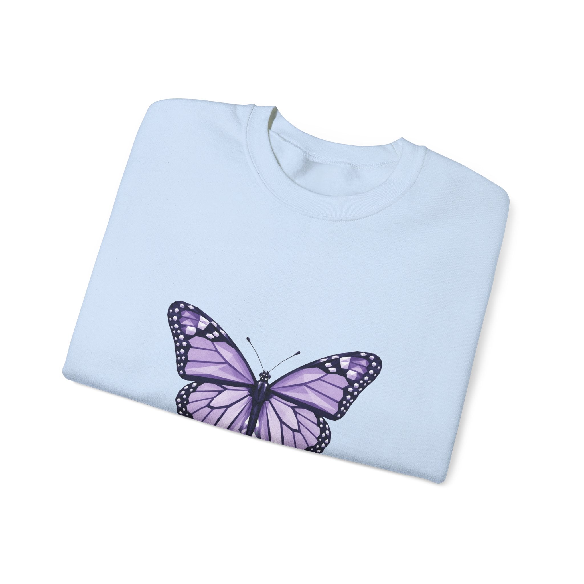 Matching Couple Sweatshirt - Butterfly & Moth Matching Couple Comfort Colors Crew Geometric Art His Hers Love Gift - Design A