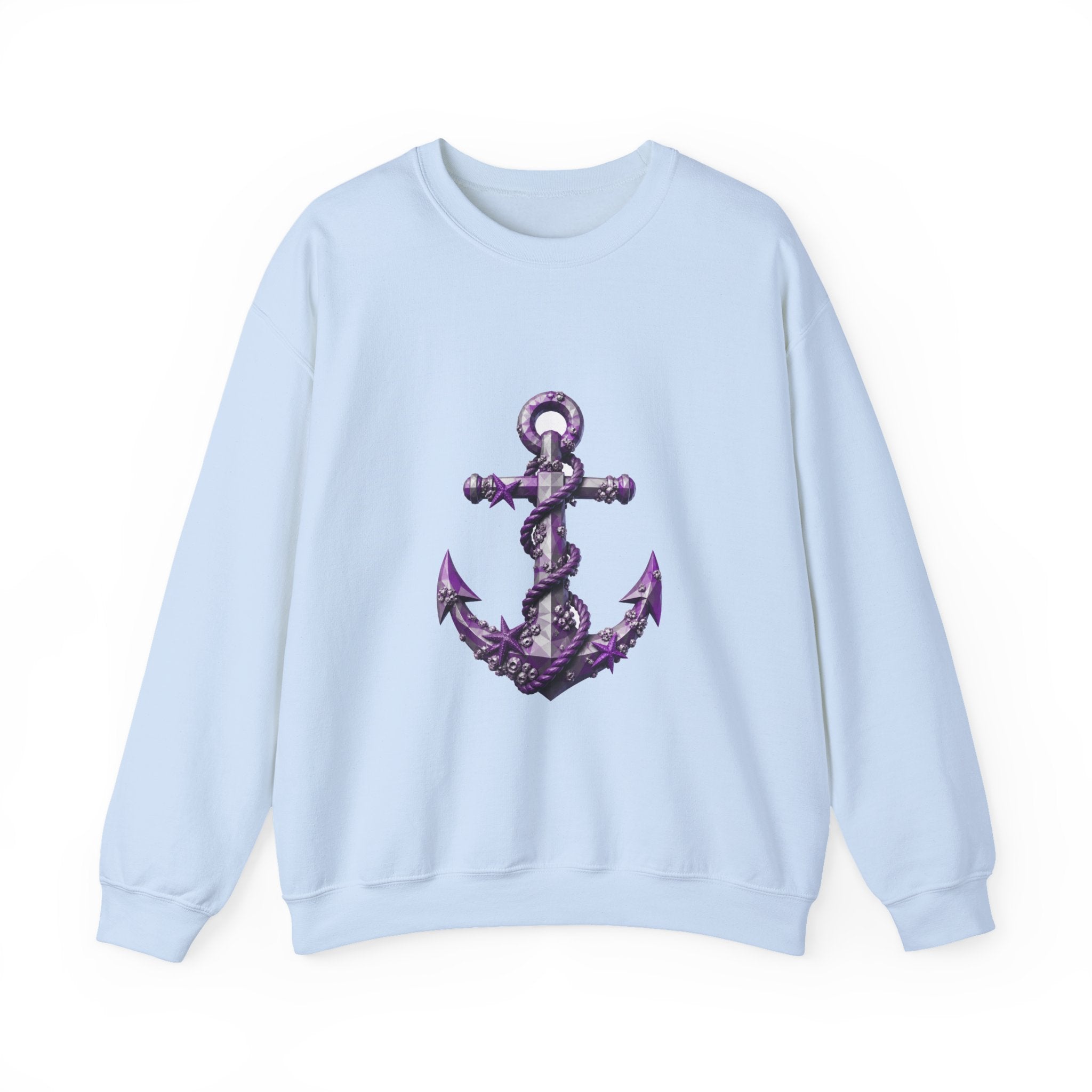 Matching Couple Sweatshirt - Anchor & Sail Matching Couple Comfort Colors Crew Geometric Art His Hers Love Gift - Design A
