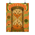 Hourglass Acrobats Wall Art Poster 24×36 Psychedelic Dining Room Decor Maximalist Print