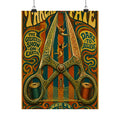 Giant Scissors Trapeze Wall Art Poster 18×24 Psychedelic Cafe Decor Maximalist Print