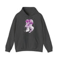 Matching Couple Sweatshirt - Octopus & Jellyfish Matching Couple Hooded Sweatshirt Watercolor Art His Hers Engagement Gift - Design B