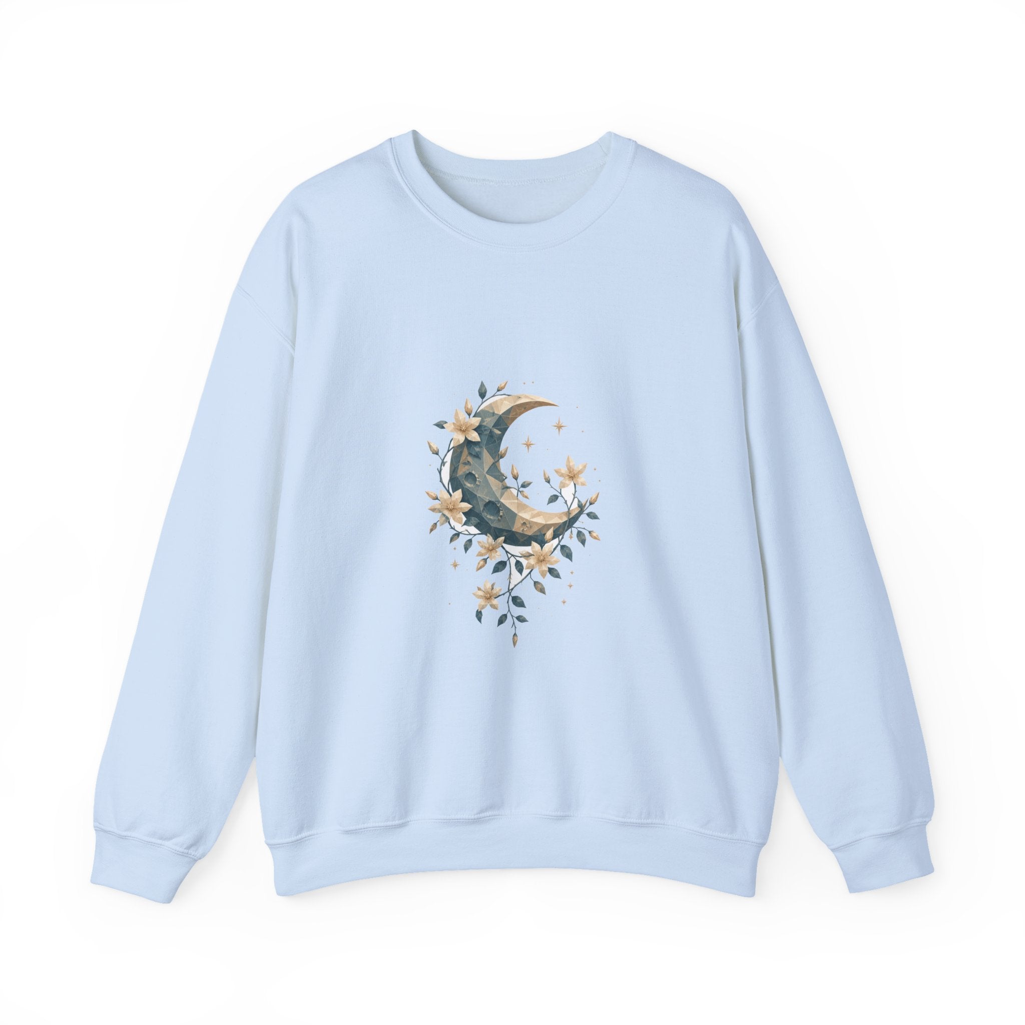 Matching Couple Sweatshirt - Sun & Moon Matching Couple Crewneck Sweatshirt Geometric Art His Hers Couple Gift - Design A