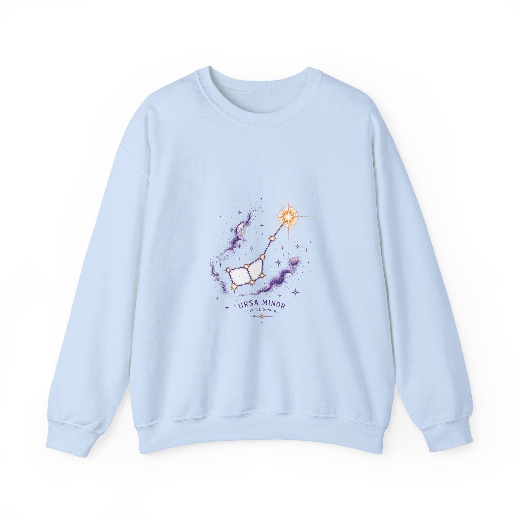 Matching Couple Sweatshirt - Big & Little Dipper Matching Couple Crewneck Sweatshirt Hand-Drawn Art His Hers Best Friend Gift - Design B