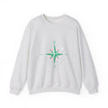 Matching Couple Sweatshirt - Shooting Star & North Star Matching Couple Premium Fleece Sweatshirt Geometric Art His Hers Love Gift - Design B