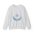Matching Couple Sweatshirt - Evening & Morning Star Matching Couple Comfort Colors Crew Hand-Drawn Art His Hers Anniversary Gift - Design B