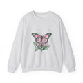 Matching Couple Sweatshirt - Butterfly & Moth Matching Couple Crewneck Sweatshirt Hand-Drawn Art His Hers Best Friend Gift - Design A