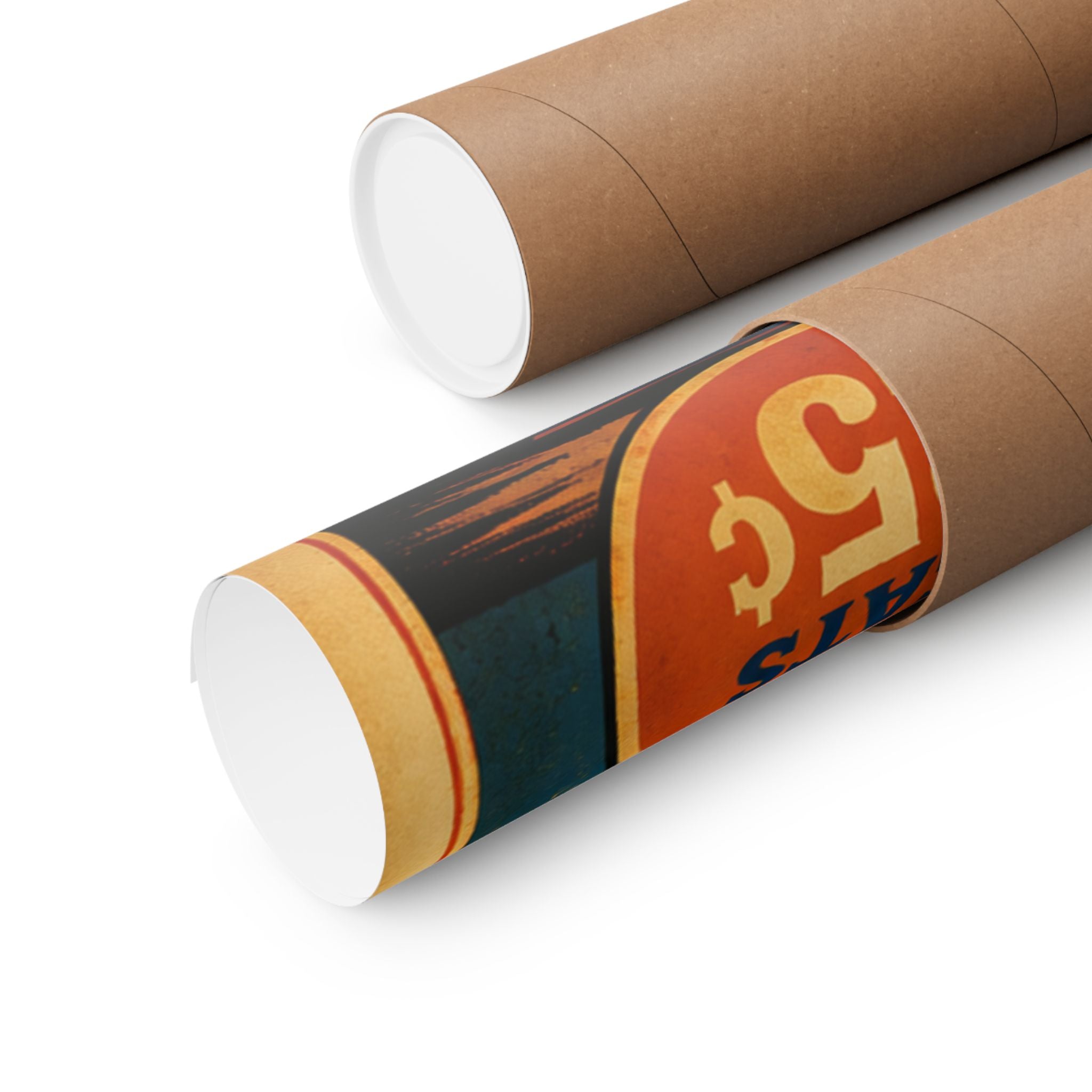 Sushi Roll Cannon Wall Art Poster 18×24 Vintage Circus Kitchen Decor Maximalist Print