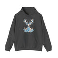 Matching Couple Sweatshirt - Bear & Deer Matching Couple Hooded Sweatshirt Geometric Art His Hers Couple Gift - Design B