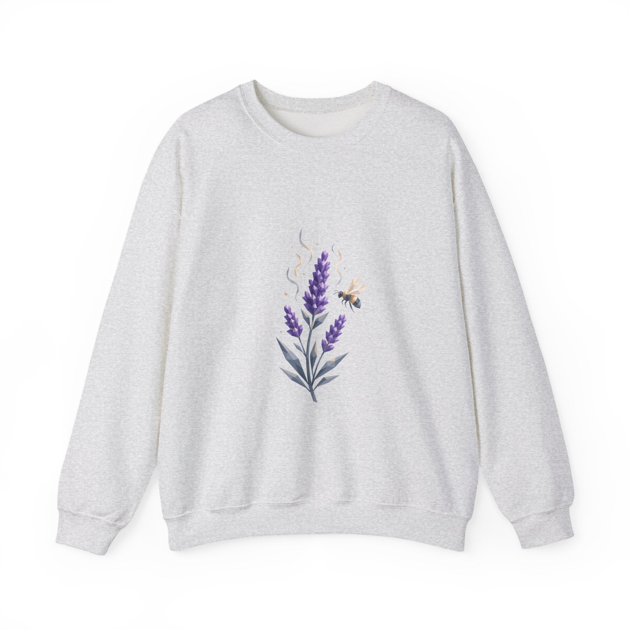 Matching Couple Sweatshirt - Lavender & Thistle Matching Couple Comfort Colors Crew Geometric Art His Hers Love Gift - Design A