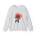 Matching Couple Sweatshirt - Sunflower & Moonflower Matching Couple Crewneck Sweatshirt Hand-Drawn Art His Hers Best Friend Gift - Design A