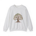 Matching Couple Sweatshirt - Ancient Oak & Deep Roots Matching Couple Crewneck Sweatshirt Geometric Art His Hers Couple Gift - Design A