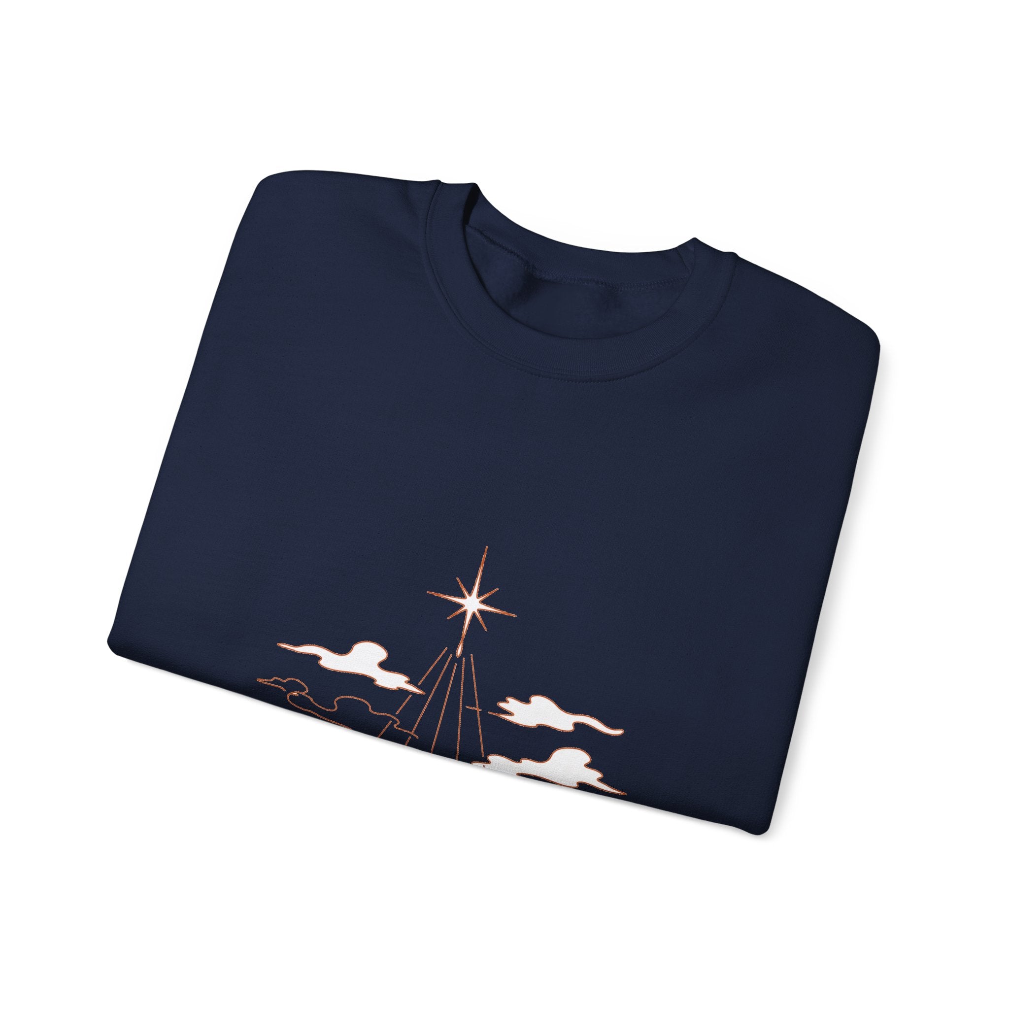 Matching Couple Sweatshirt - Evening & Morning Star Matching Couple Premium Fleece Sweatshirt Minimalist Art His Hers Christmas Gift - Design A