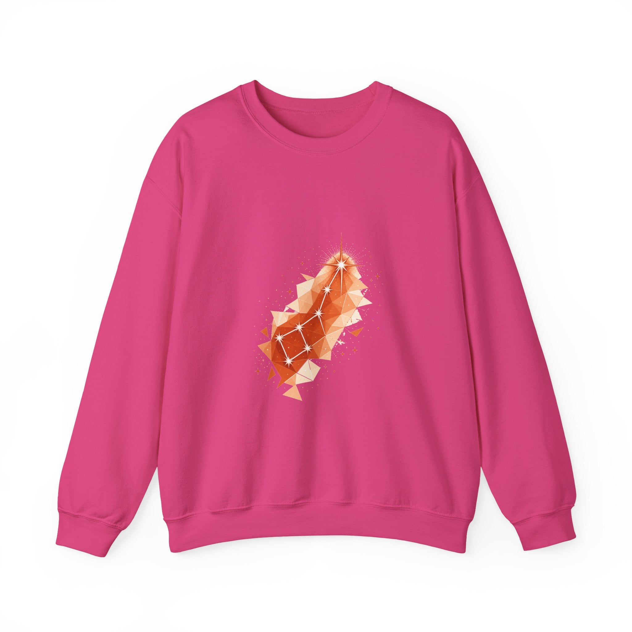 Matching Couple Sweatshirt - Big & Little Dipper Matching Couple Crewneck Sweatshirt Geometric Art His Hers Couple Gift - Design B