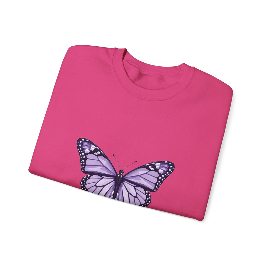 Matching Couple Sweatshirt - Butterfly & Moth Matching Couple Comfort Colors Crew Geometric Art His Hers Love Gift - Design A
