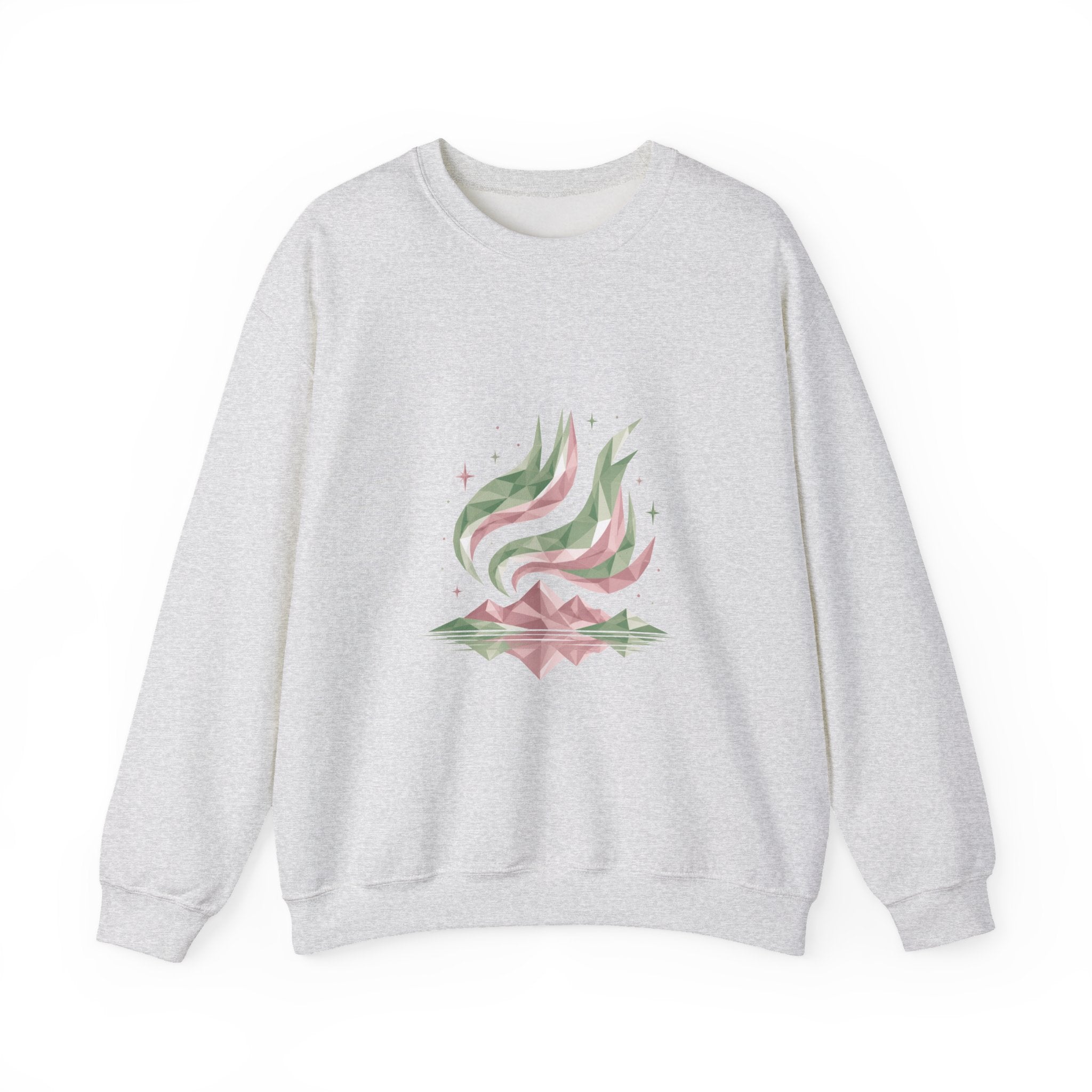 Matching Couple Sweatshirt - Aurora & Southern Cross Matching Couple Comfort Colors Crew Geometric Art His Hers Love Gift - Design A
