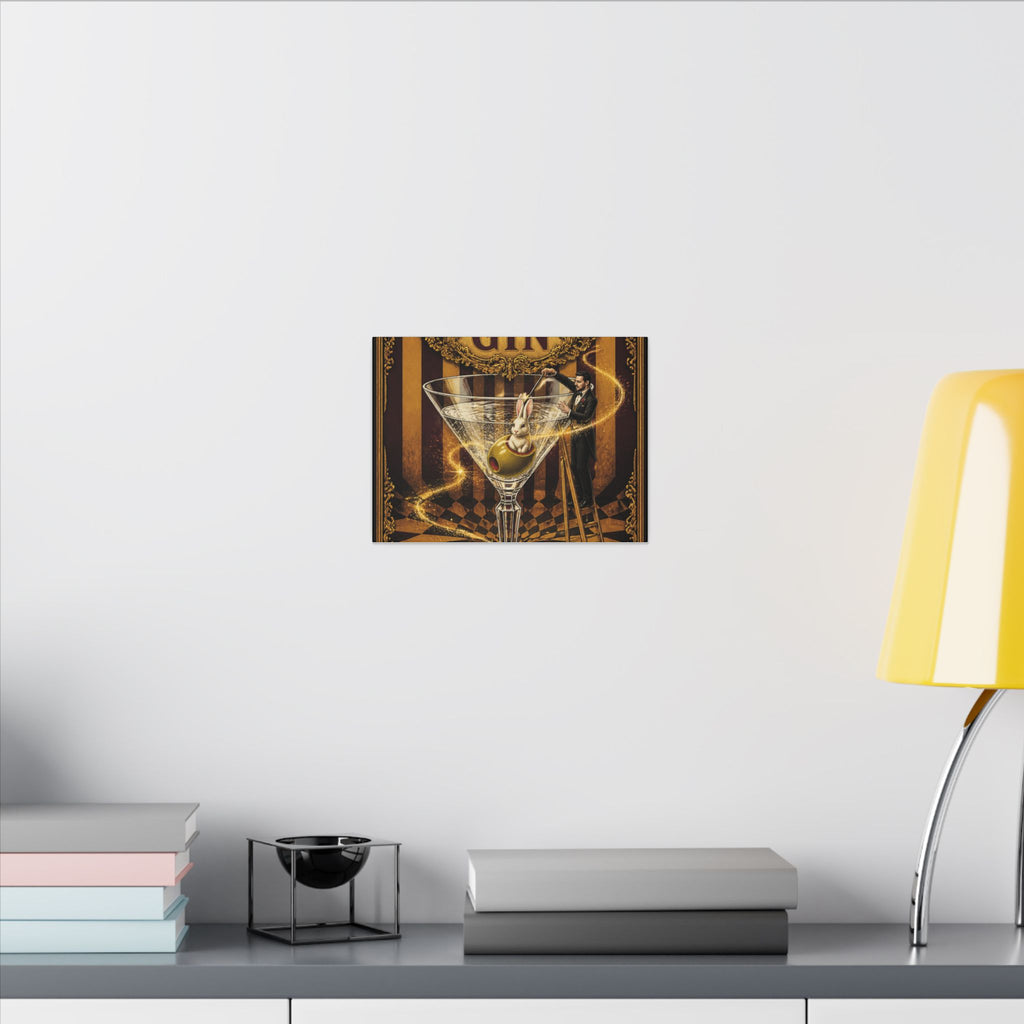 Martini Magician Wall Art Canvas 16×20 Baroque Home Office Decor Maximalist Print
