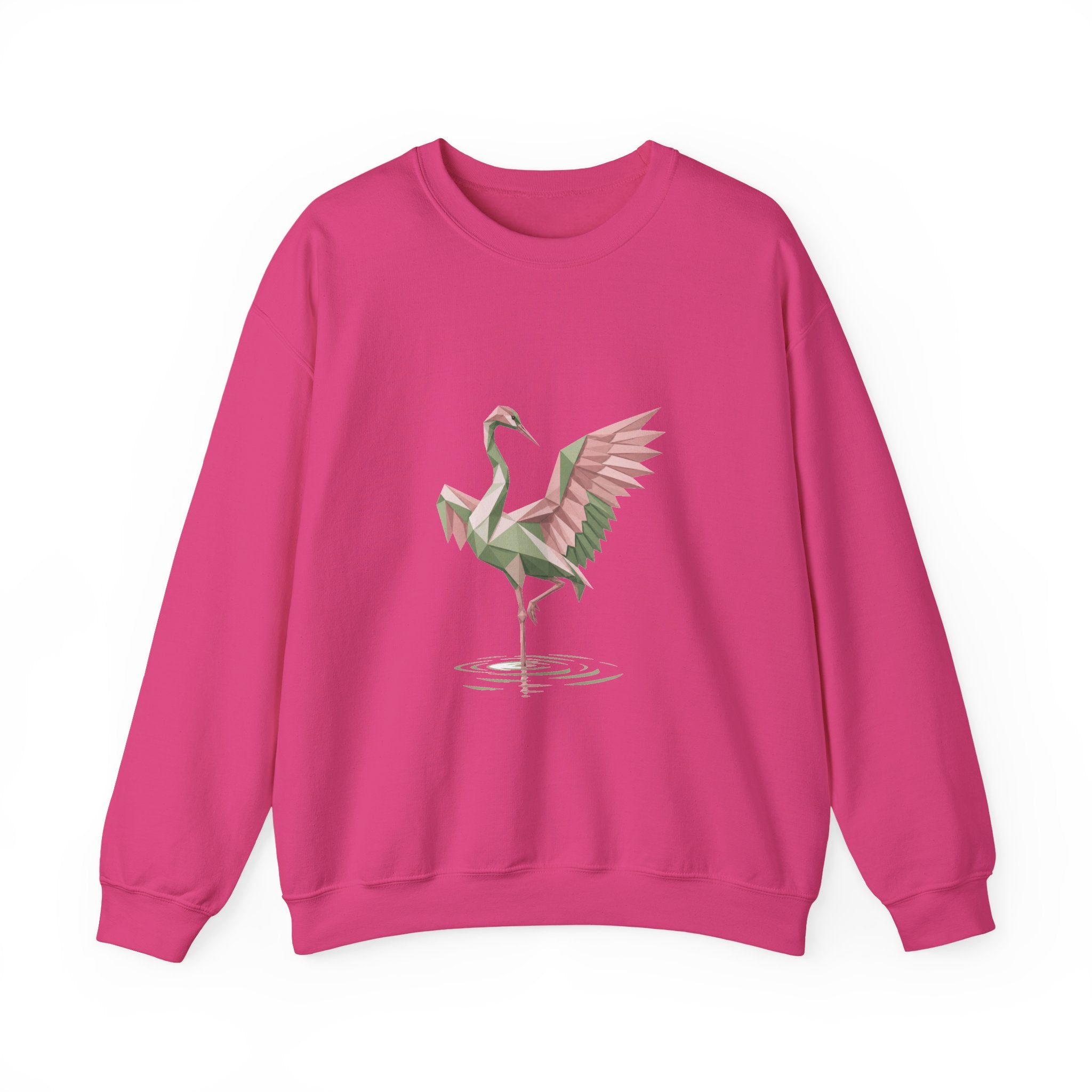 Matching Couple Sweatshirt - Tiger & Crane Matching Couple Comfort Colors Crew Geometric Art His Hers Love Gift - Design B
