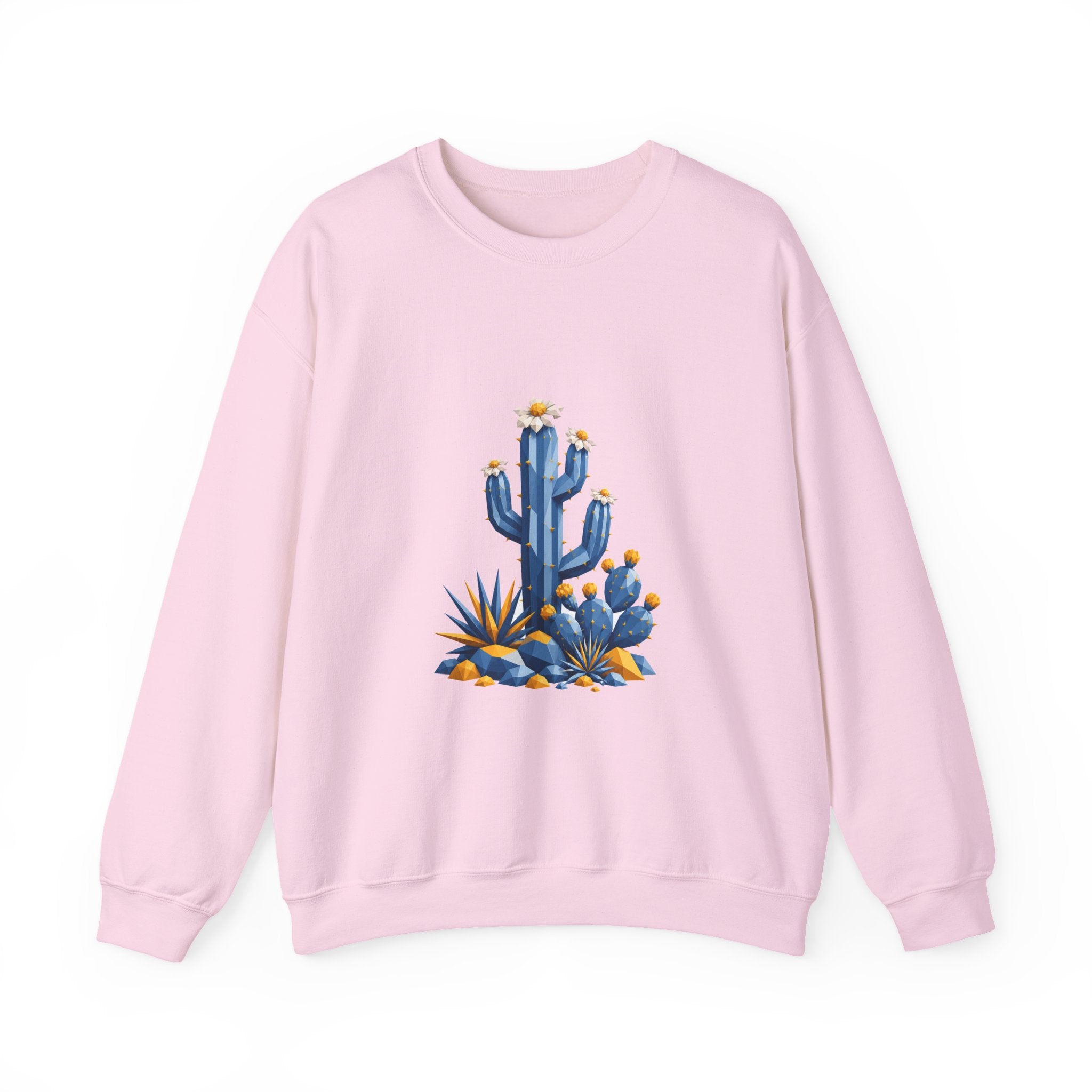 Matching Couple Sweatshirt - Desert & Rainforest Matching Couple Crewneck Sweatshirt Geometric Art His Hers Couple Gift - Design A