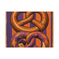 Pretzel Contortionist Wall Art Canvas 16×20 Pop Art Living Room Decor Maximalist Print
