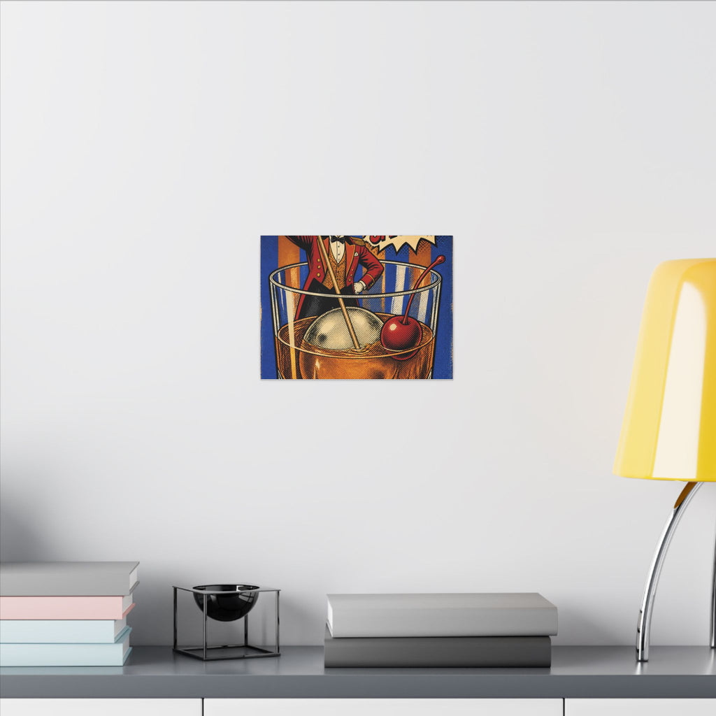 Old Fashioned Ringmaster Wall Art Canvas 16×20 Pop Art Living Room Decor Maximalist Print