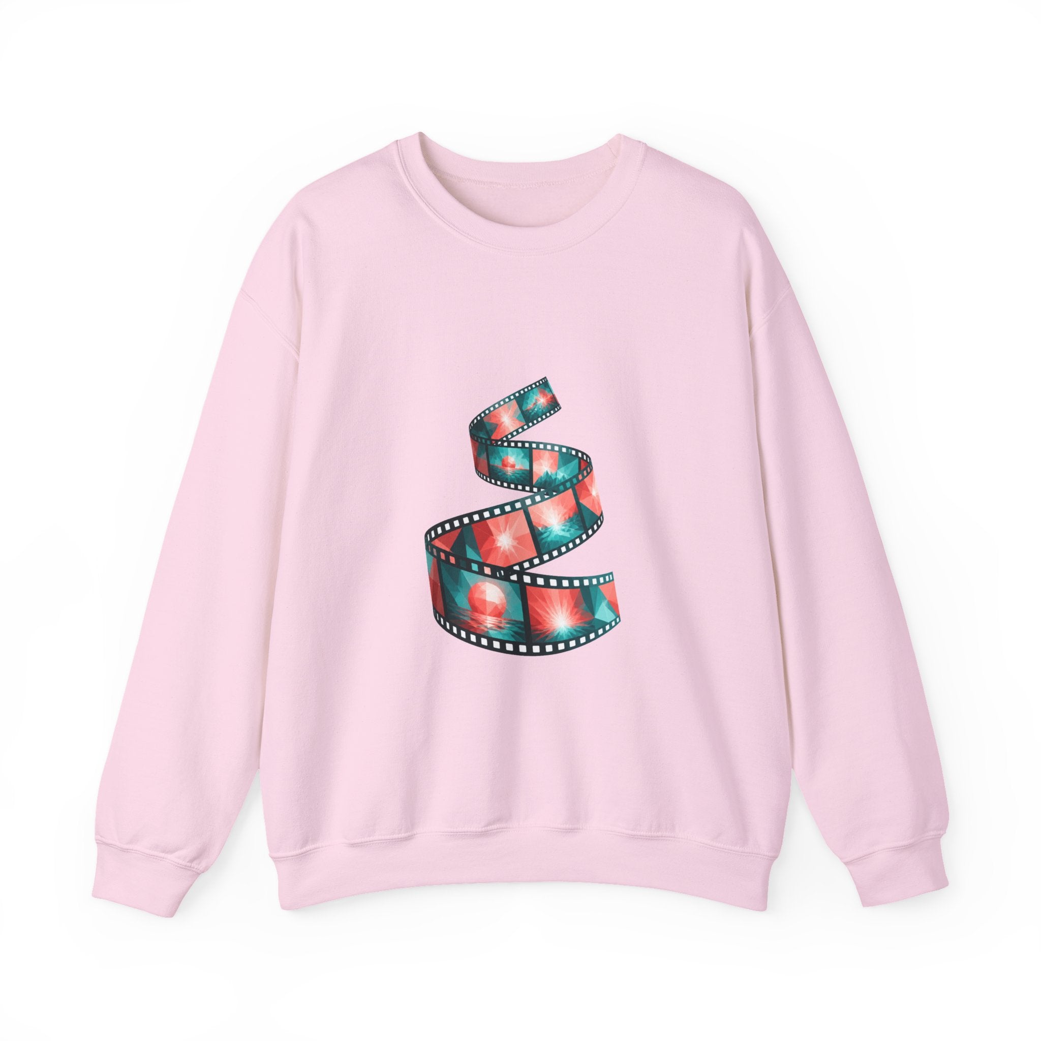 Matching Couple Sweatshirt - Camera & Film Matching Couple Crewneck Sweatshirt Geometric Art His Hers Couple Gift - Design B