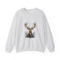 Matching Couple Sweatshirt - Bear & Deer Matching Couple Comfort Colors Crew Geometric Art His Hers Love Gift - Design B
