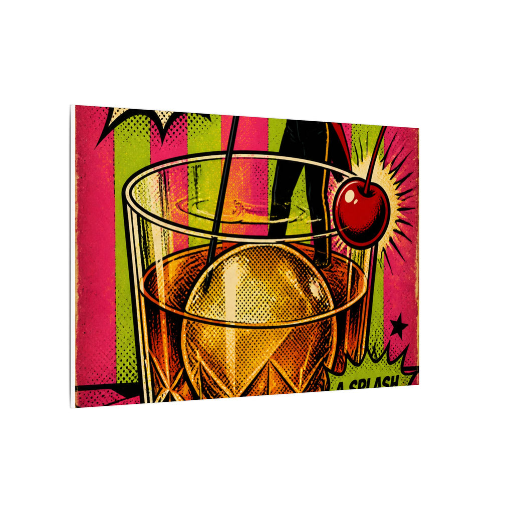 Old Fashioned Ringmaster Wall Art Canvas 24×36 Pop Art Restaurant Decor Maximalist Print