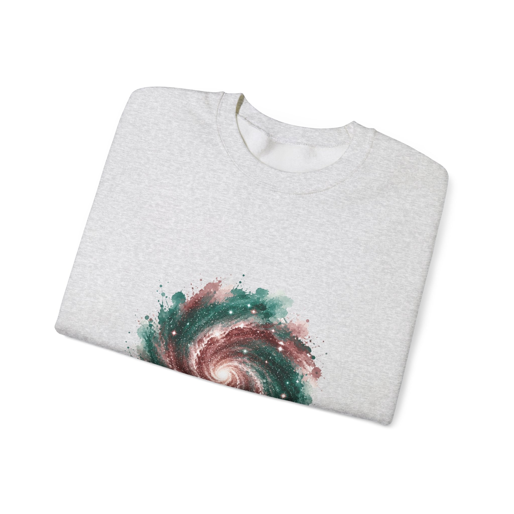 Matching Couple Sweatshirt - Galaxy & Supernova Matching Couple Comfort Colors Crew Watercolor Art His Hers Birthday Gift - Design A