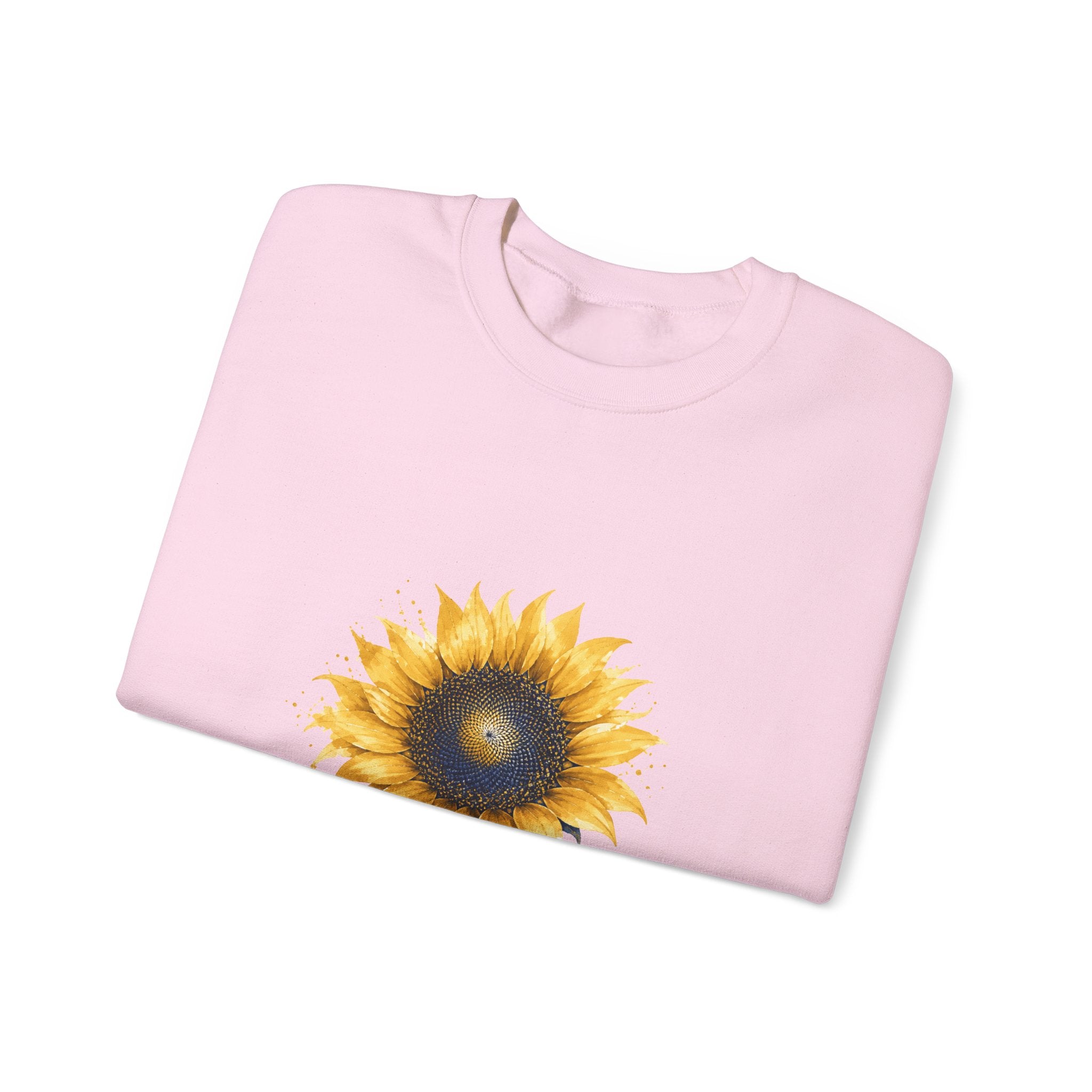 Matching Couple Sweatshirt - Sunflower & Moonflower Matching Couple Premium Fleece Sweatshirt Watercolor Art His Hers Birthday Gift - Design A