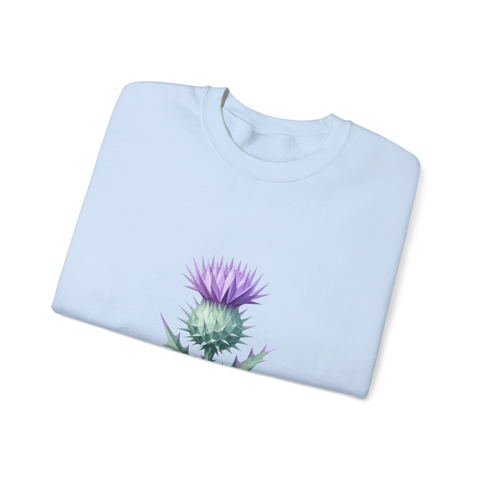 Matching Couple Sweatshirt - Lavender & Thistle Matching Couple Premium Fleece Sweatshirt Geometric Art His Hers Love Gift - Design B