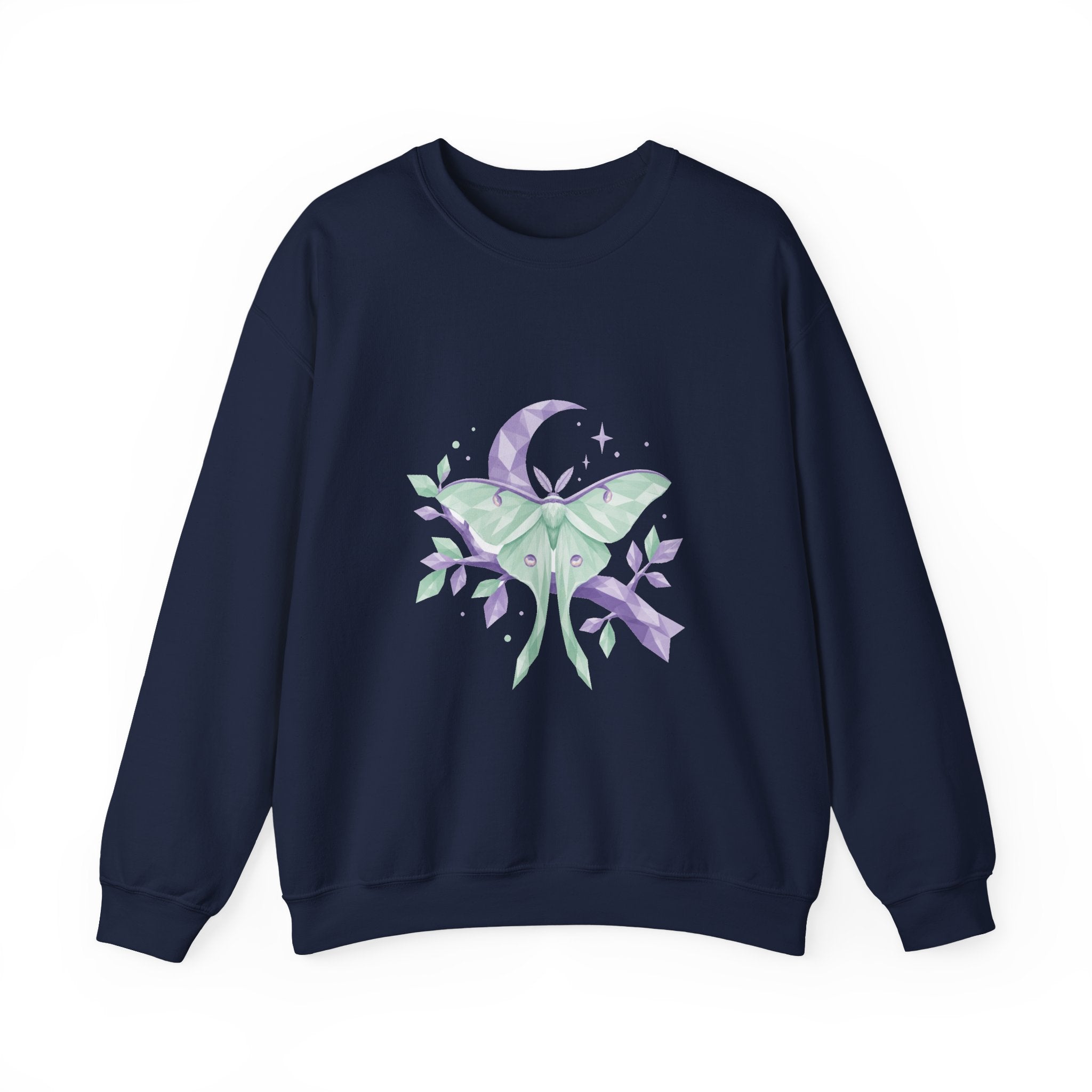 Matching Couple Sweatshirt - Butterfly & Moth Matching Couple Comfort Colors Crew Geometric Art His Hers Love Gift - Design B