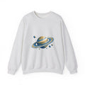 Matching Couple Sweatshirt - Saturn & Jupiter Matching Couple Premium Fleece Sweatshirt Geometric Art His Hers Love Gift - Design A