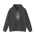 Matching Couple Sweatshirt - Rose & Thorn Matching Couple Hooded Sweatshirt Geometric Art His Hers Couple Gift - Design B