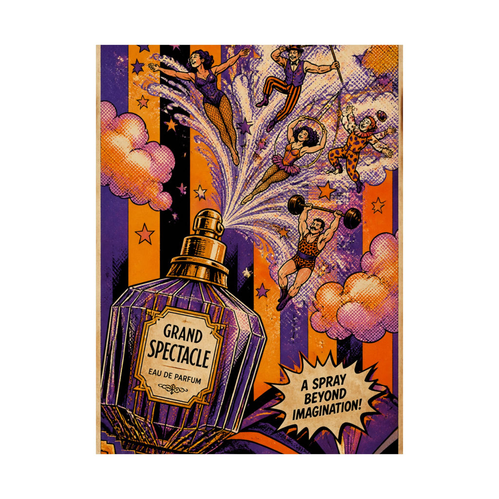 Perfume Bottle Fountain Wall Art Poster 24×36 Pop Art Restaurant Decor Maximalist Print