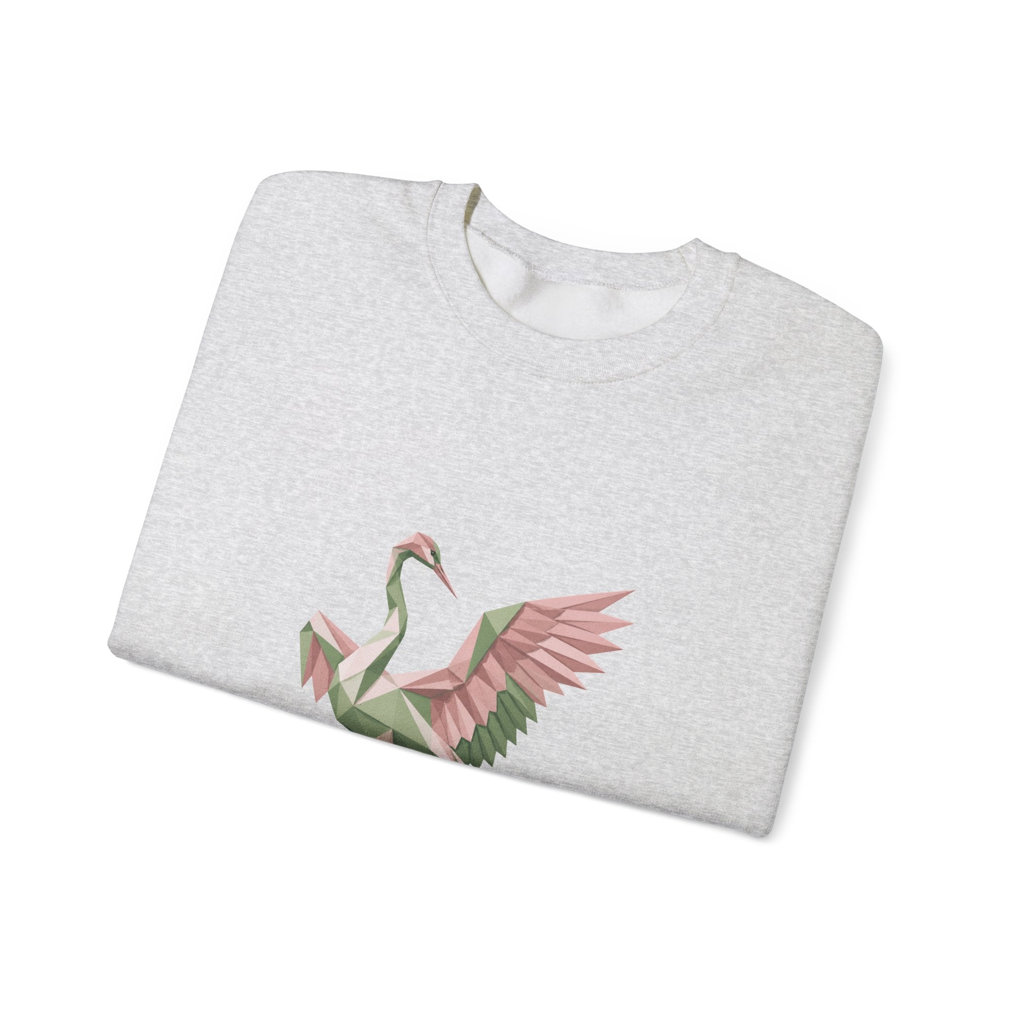 Matching Couple Sweatshirt - Tiger & Crane Matching Couple Comfort Colors Crew Geometric Art His Hers Love Gift - Design B