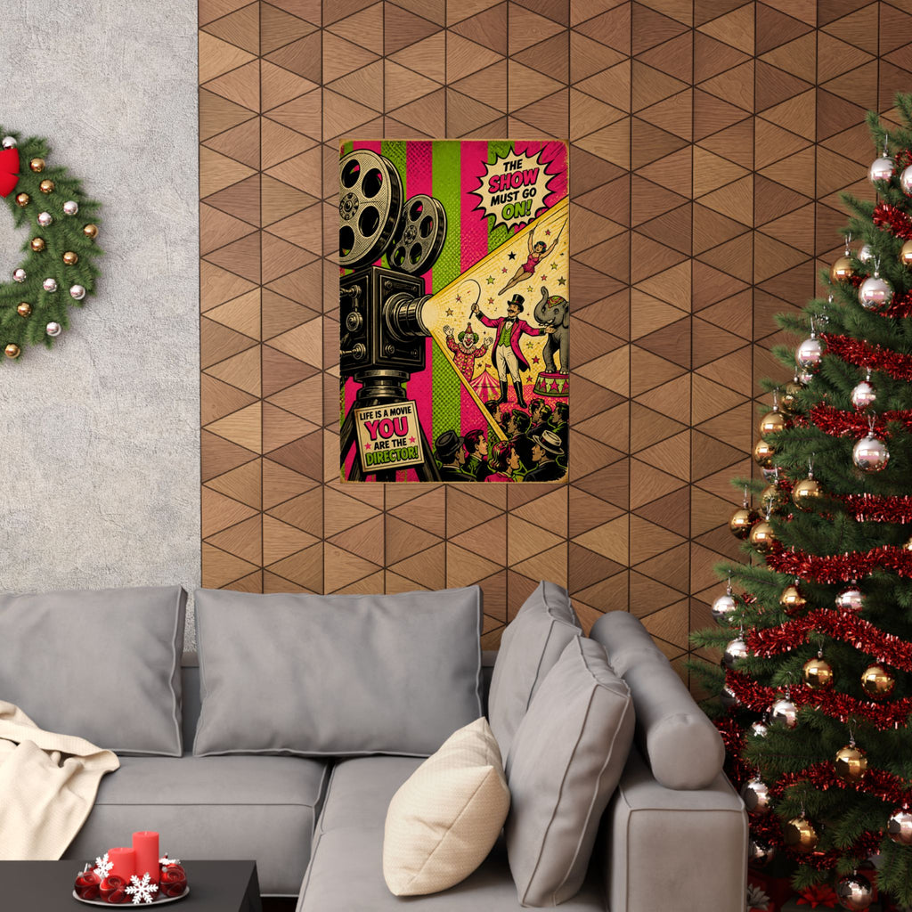 Film Camera Projector Show Wall Art Poster 18×24 Pop Art Living Room Decor Maximalist Print