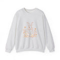 Matching Couple Sweatshirt - Fox & Rabbit Matching Couple Comfort Colors Crew Minimalist Art His Hers Christmas Gift - Design B