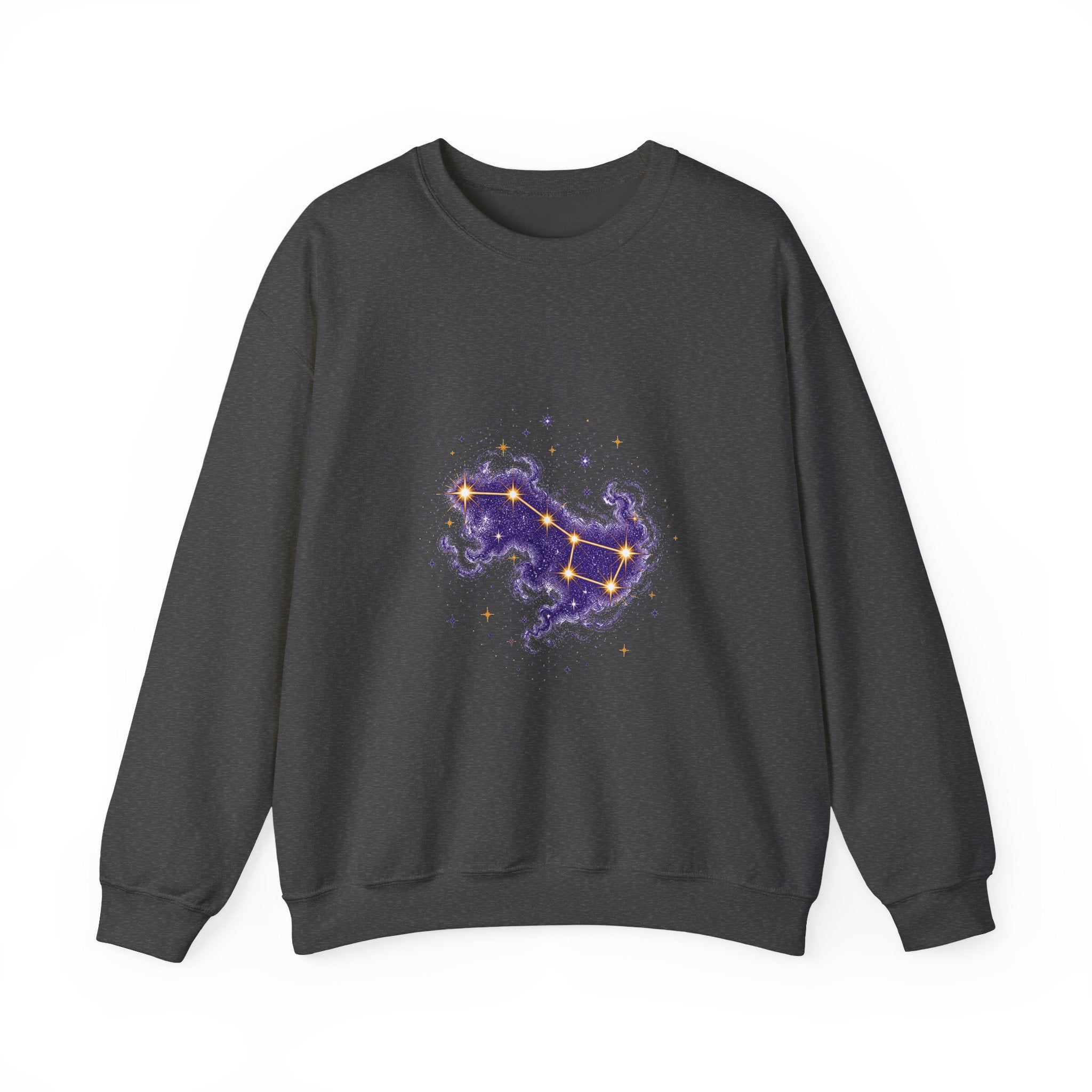 Matching Couple Sweatshirt - Big & Little Dipper Matching Couple Crewneck Sweatshirt Hand-Drawn Art His Hers Best Friend Gift - Design A