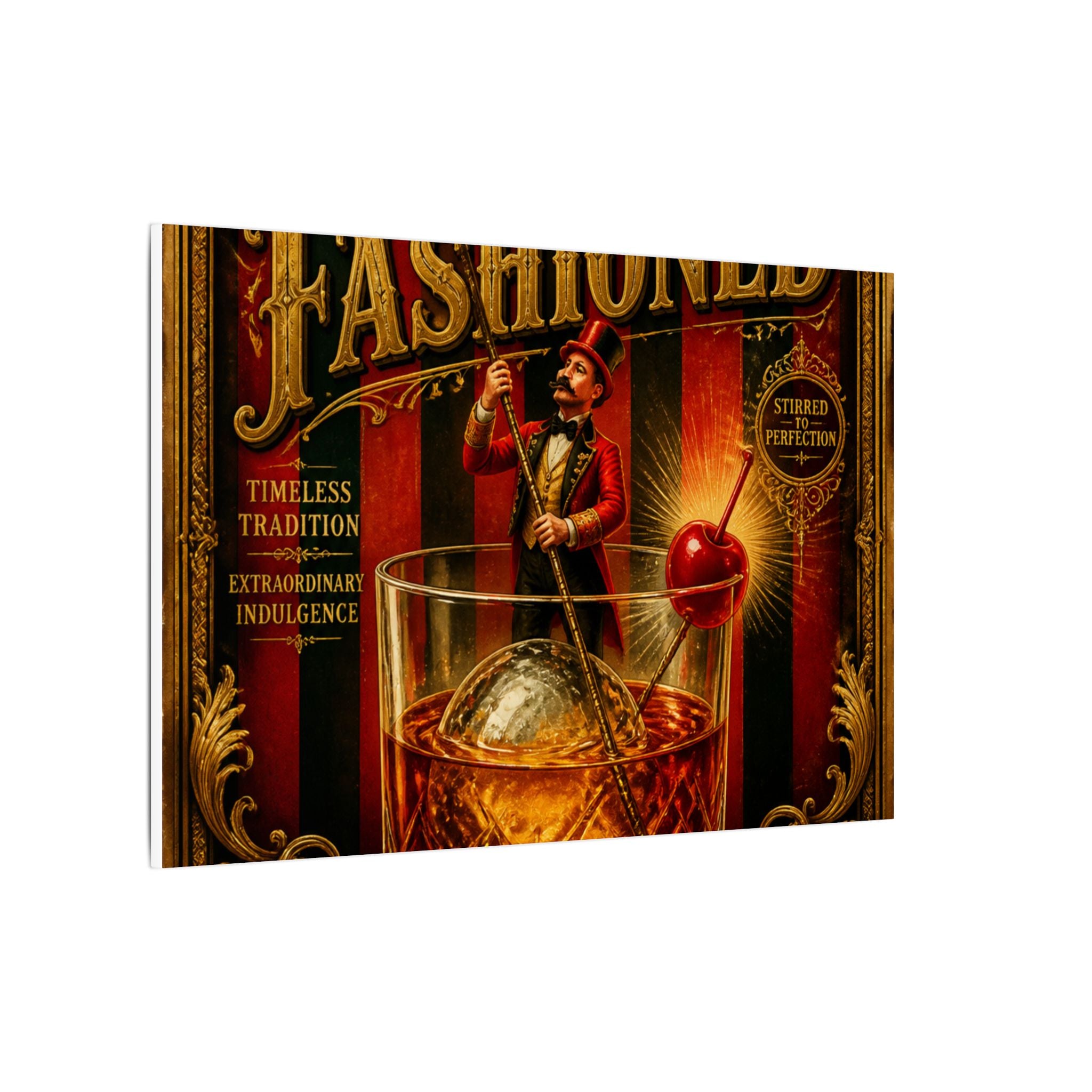Old Fashioned Ringmaster Wall Art Canvas 16×20 Baroque Home Office Decor Maximalist Print