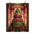 Birthday Cake Trapeze Wall Art Poster 18×24 Baroque Home Office Decor Maximalist Print