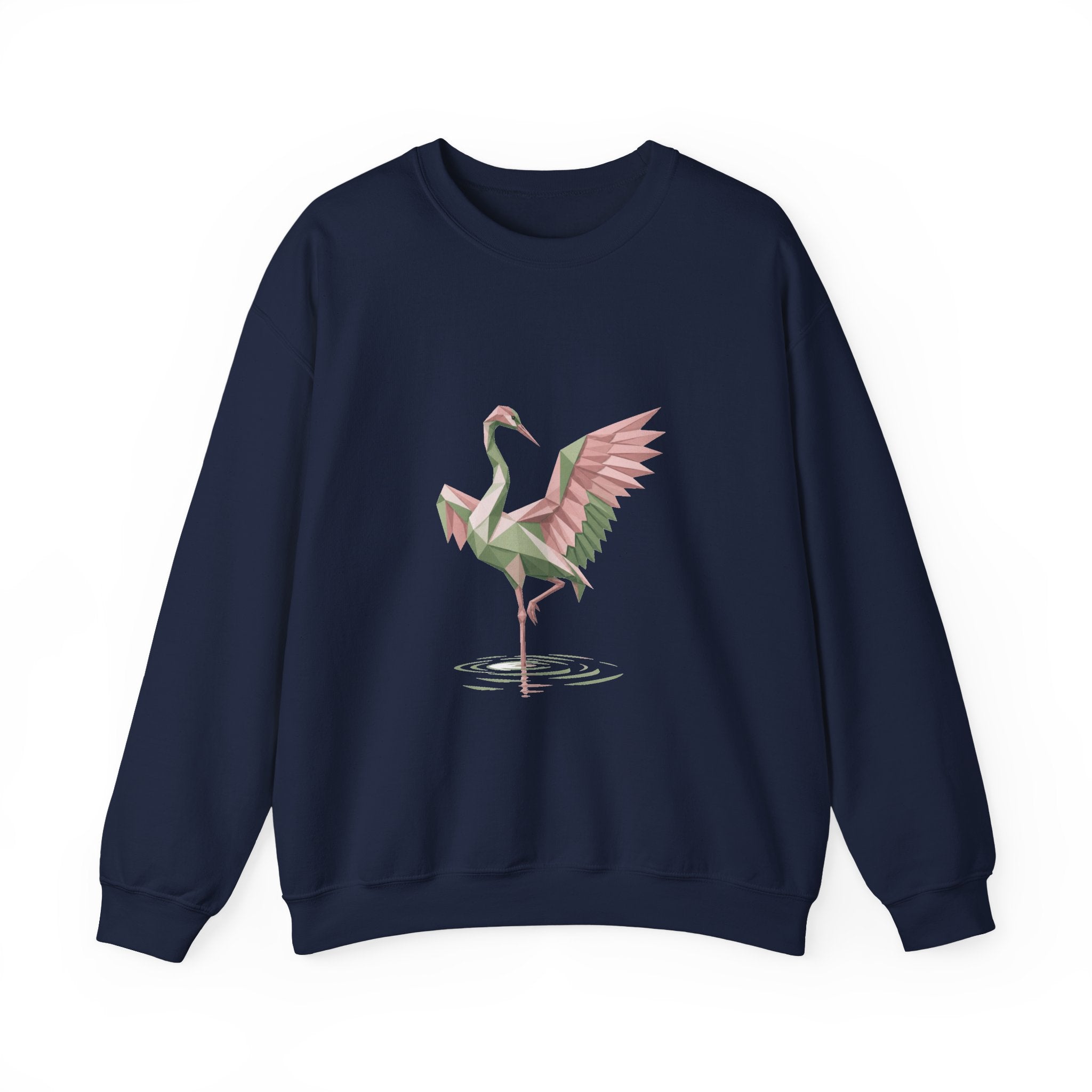 Matching Couple Sweatshirt - Tiger & Crane Matching Couple Comfort Colors Crew Geometric Art His Hers Love Gift - Design B