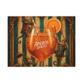 Aperol Spritz Monkeys Wall Art Canvas 16×20 Baroque Home Office Decor Maximalist Print