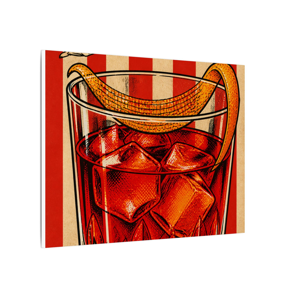 Negroni Trapeze Act Wall Art Canvas 16×20 Pop Art Living Room Decor Maximalist Print