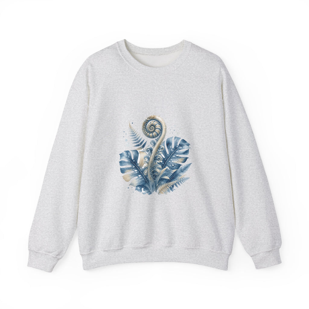 Matching Couple Sweatshirt - Desert & Rainforest Matching Couple Premium Fleece Sweatshirt Watercolor Art His Hers Birthday Gift - Design B