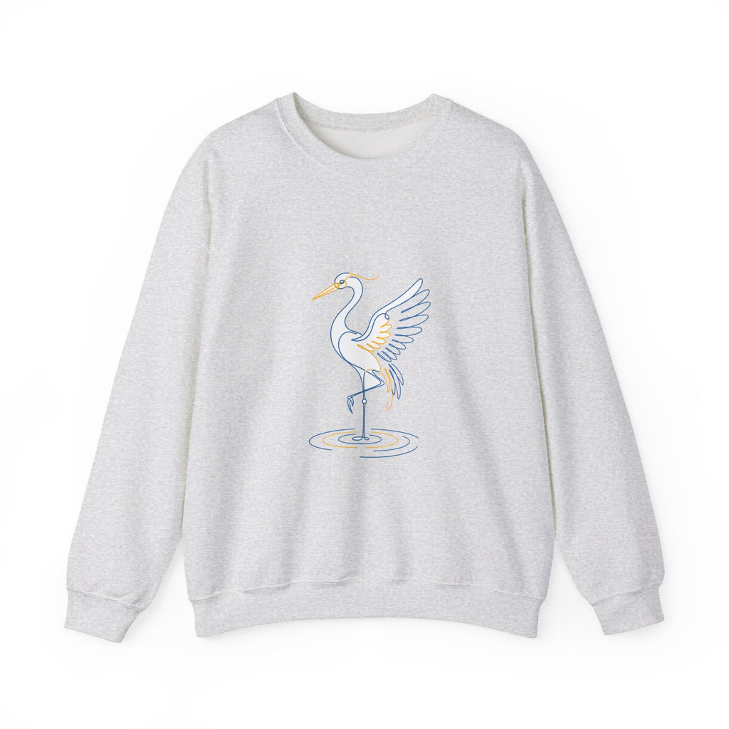 Matching Couple Sweatshirt - Tiger & Crane Matching Couple Premium Fleece Sweatshirt Minimalist Art His Hers Christmas Gift - Design B
