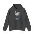 Matching Couple Sweatshirt - Tiger & Crane Matching Couple Hooded Sweatshirt Hand-Drawn Art His Hers Best Friend Gift - Design B