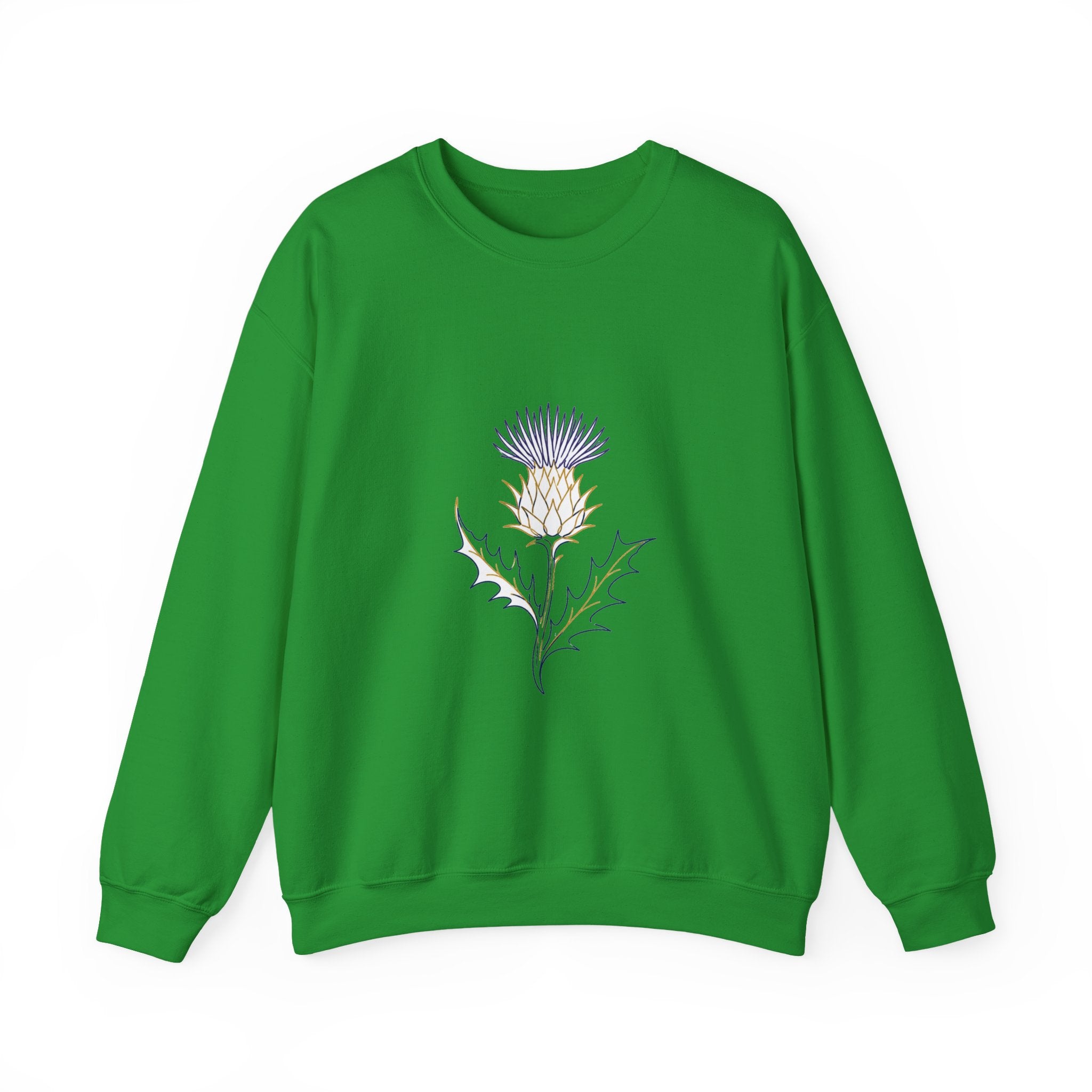 Matching Couple Sweatshirt - Lavender & Thistle Matching Couple Comfort Colors Crew Minimalist Art His Hers Christmas Gift - Design B