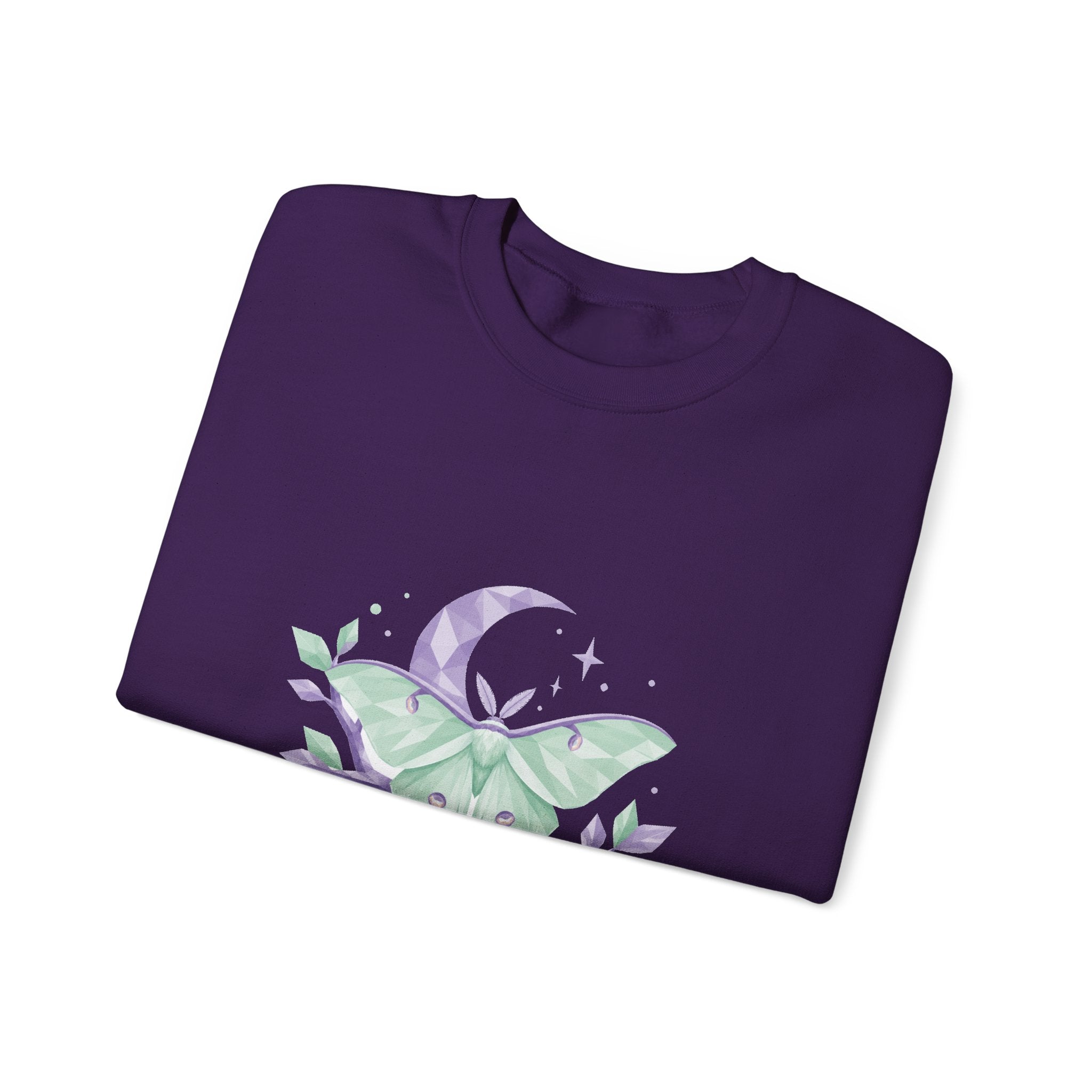 Matching Couple Sweatshirt - Butterfly & Moth Matching Couple Comfort Colors Crew Geometric Art His Hers Love Gift - Design B